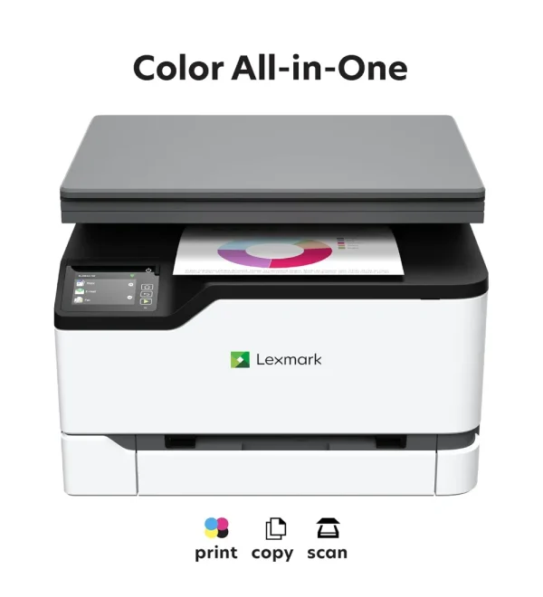 Lexmark MC3224dwe Color Multifunction Laser Printer with Print, Copy, Scan, and Wireless Capabilities, Two-Sided Printing - Image 4