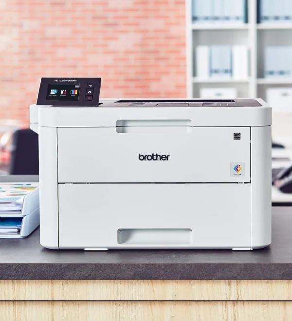 Brother Compact Wireless Digital Color Printer with NFC, Mobile Device and Duplex Printing - Image 2