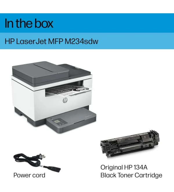 HP LaserJet Wireless Monochrome All-in-One Printer with built-in Ethernet - Image 3